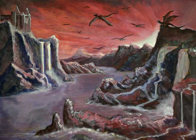 Acrylic painting on canvas