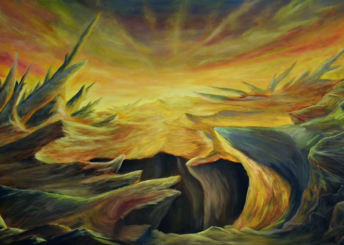 Oil painting on canvas