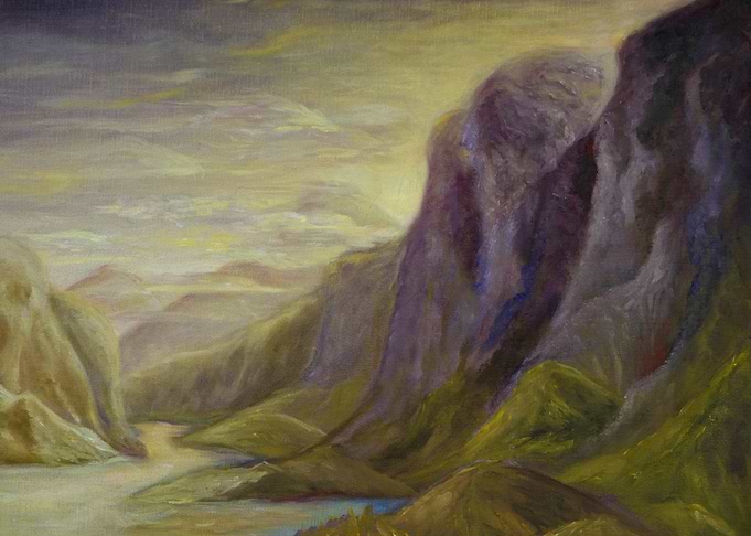 Oil painting on canvas