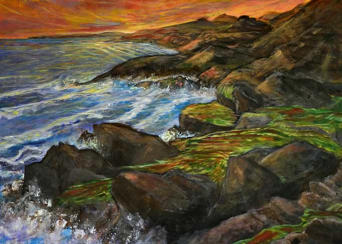 Acrylic painting on canvas