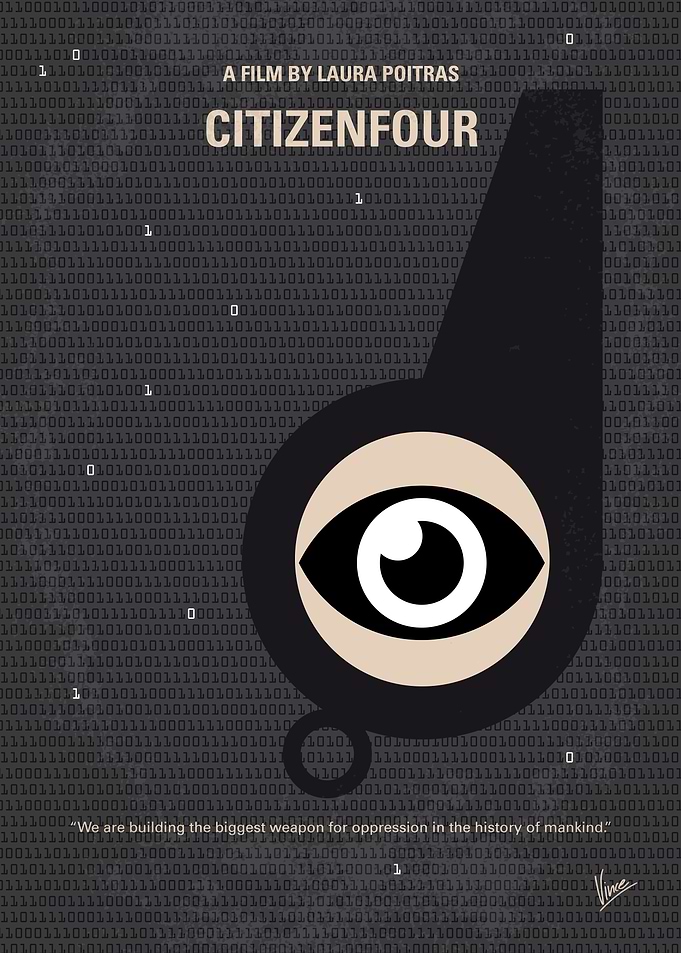 No598 My Citizenfour minimal movie poster A documentar ...