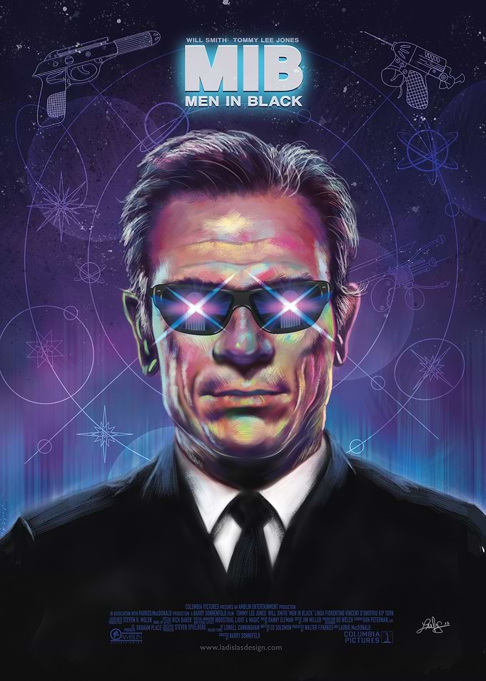 Men In Black Tommy Lee JonesThis poster is a graphic tr ...