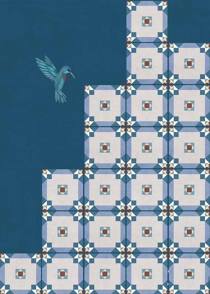 Cerulean hummingbird