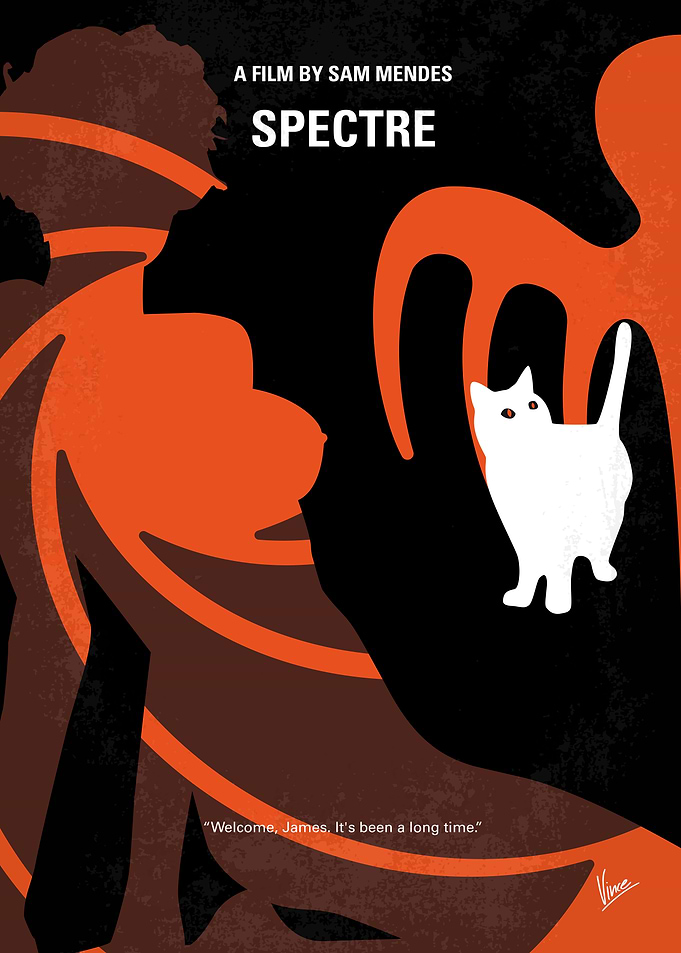No277-007-2 My Spectre minimal movie poster A cryptic ...