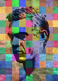 Steve McQueen Patchwork Portrait