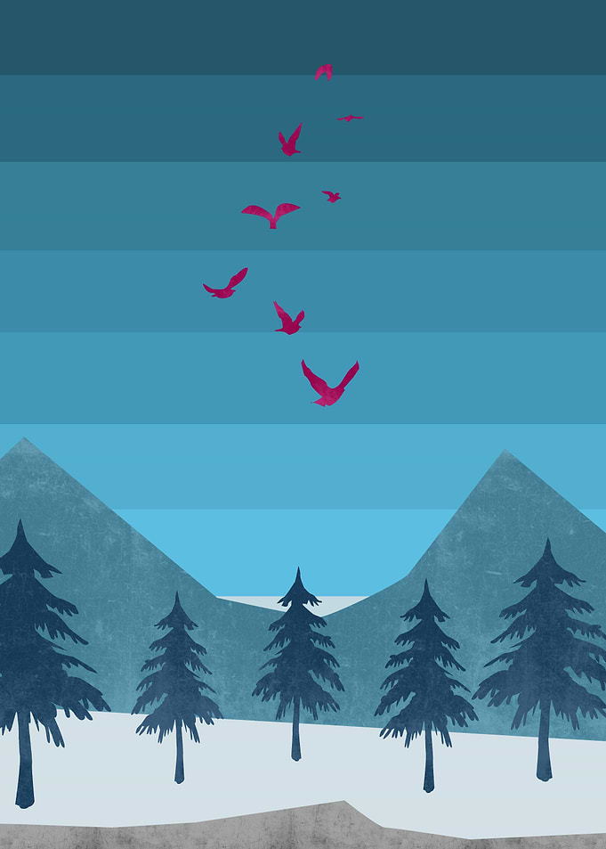 birds flying high.. and i m feeling good!