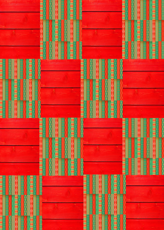 colorful squares and patterns design