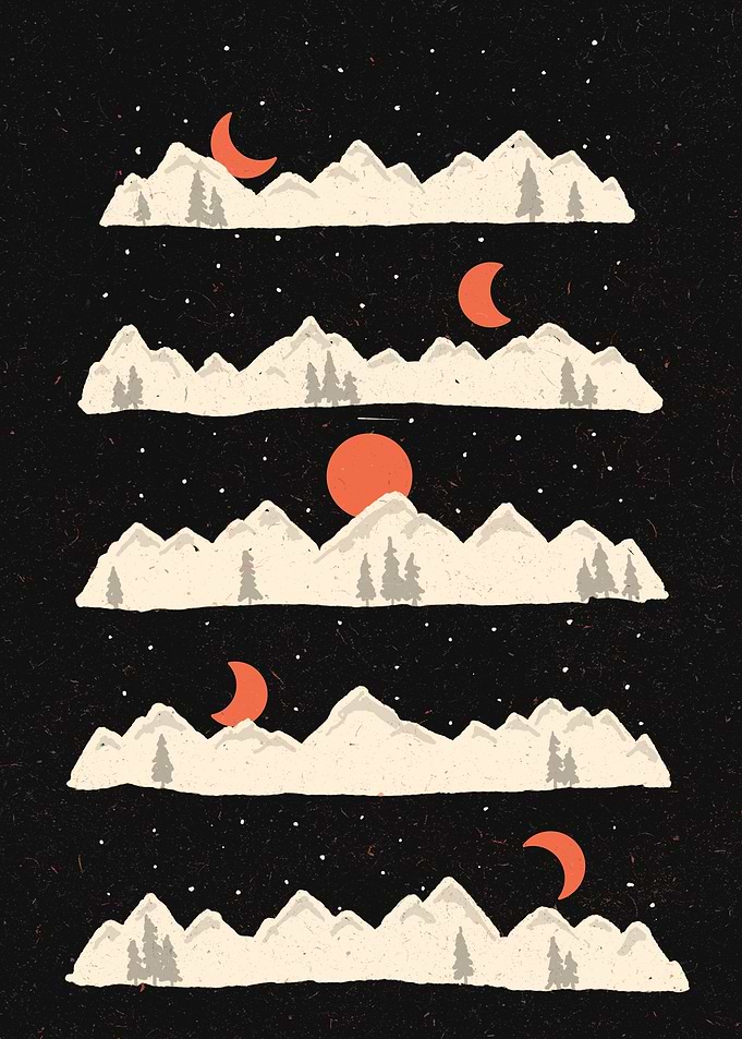 Moonrises, Moonsets...
