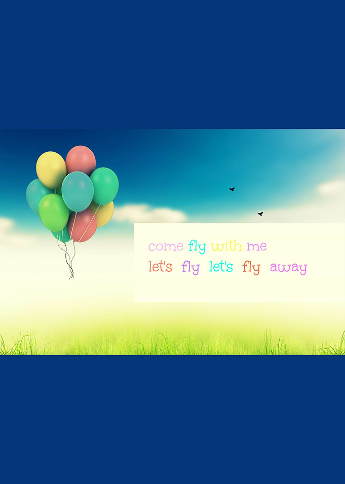 come fly with me lets fly lets fly away word quote set ...