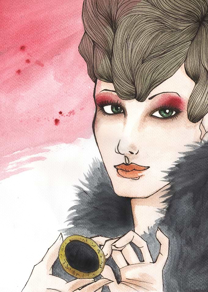 Watercolor Lady