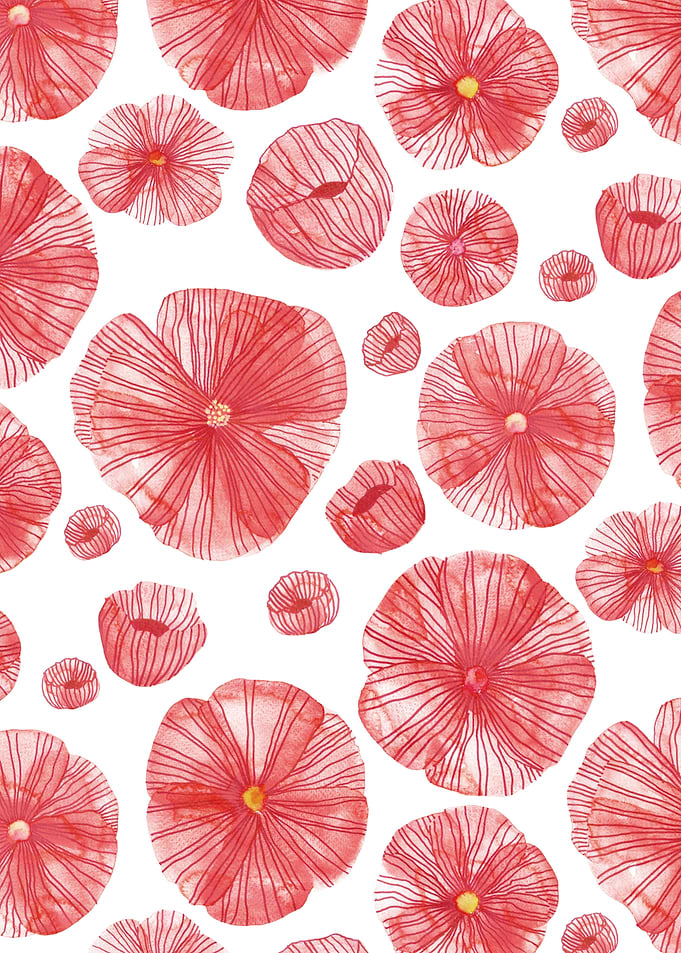 Poppies Watercolor Flowers