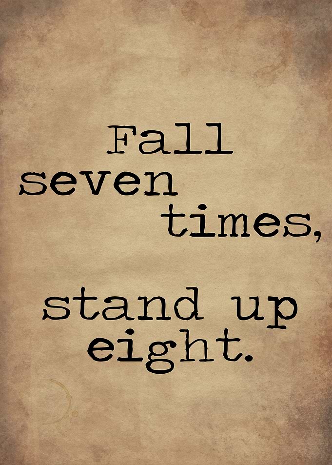 Never give up