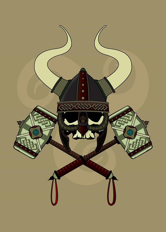 Viking skull
