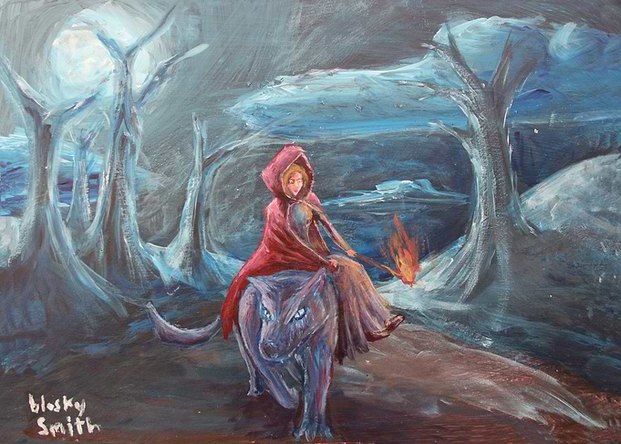 Evil little red riding hood