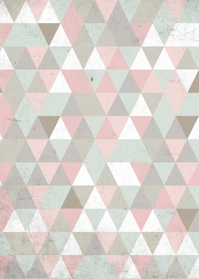 geometric style triangles shabby chic style