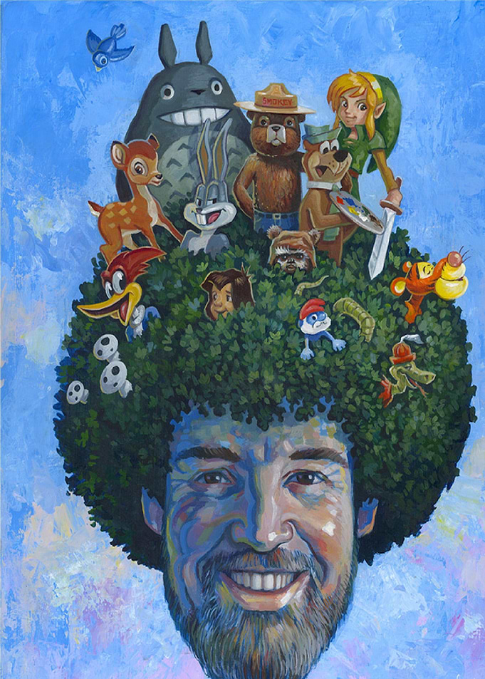 homage à bob ross