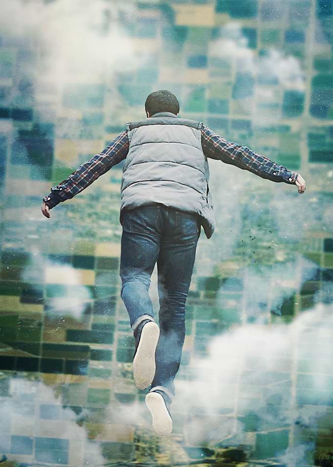 Falling up