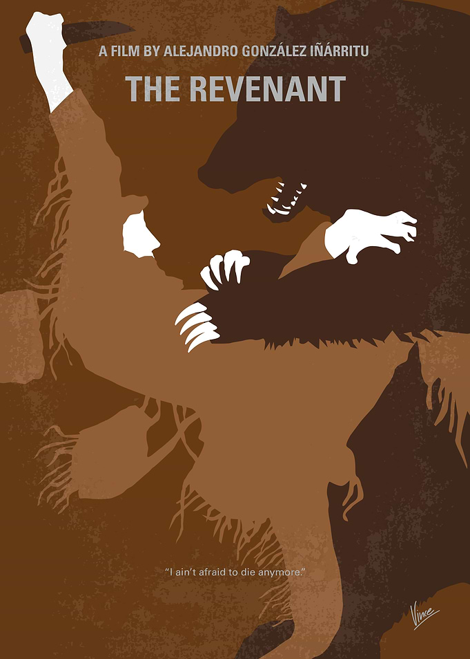 No623 My The Revenant minimal movie poster A frontiers ...