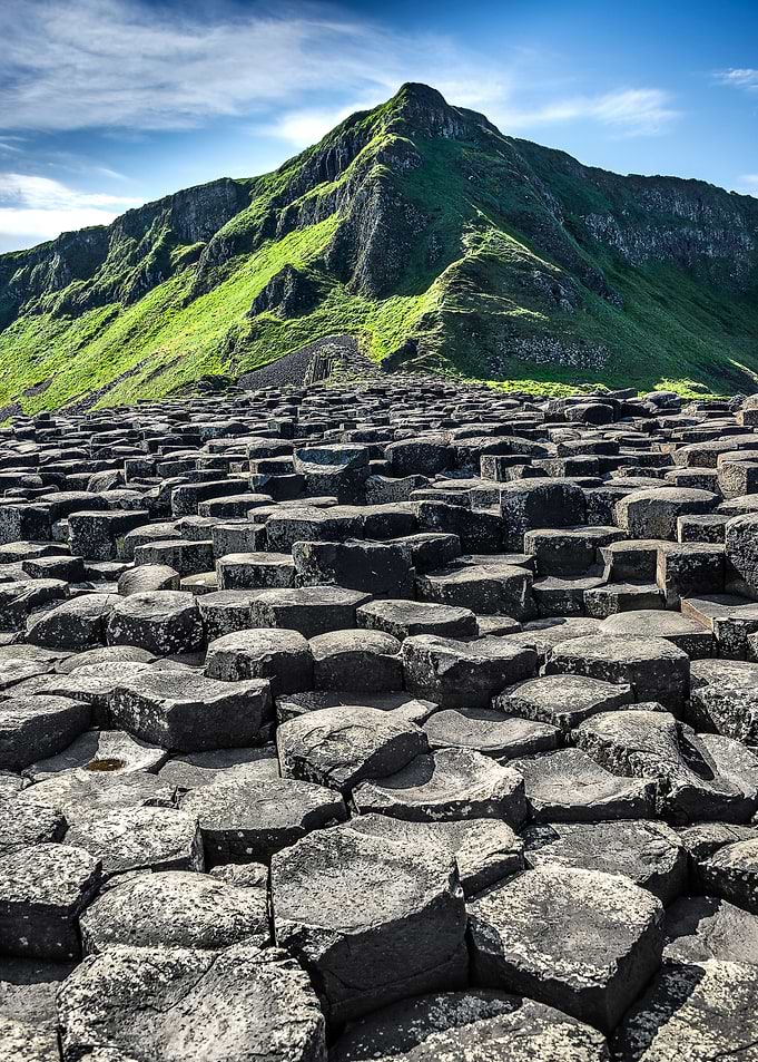 The Giant's Causeway is an