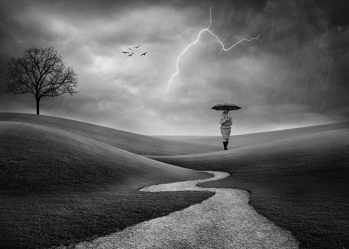 The storm will pass things will get better its pouring ...