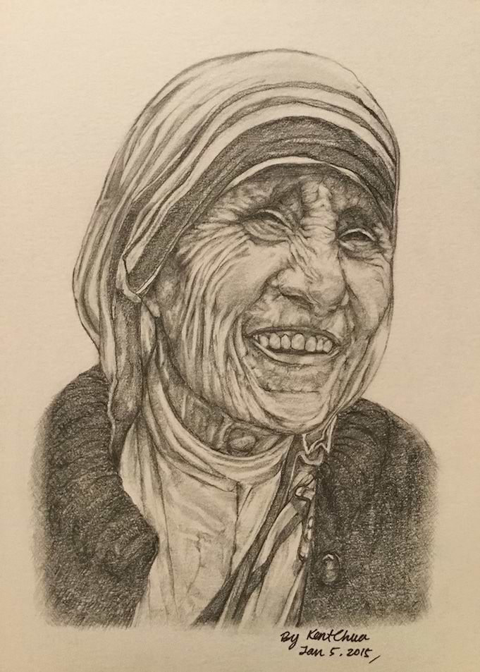 Mother Theresa. Kind Words Are Short To Speak But Their ...