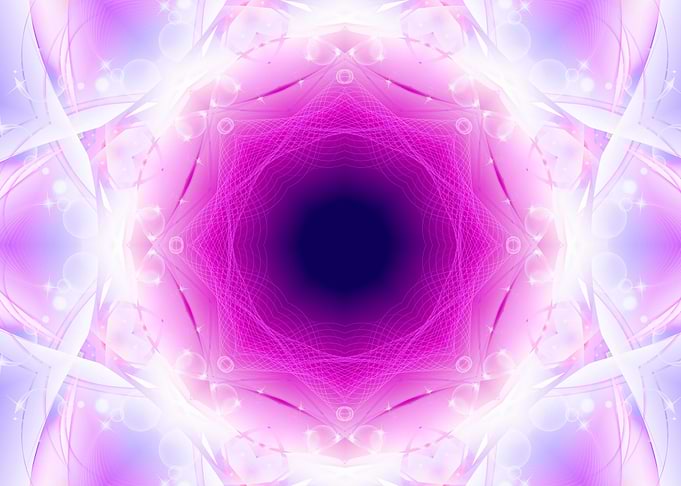 Pink Bubbly Mandala