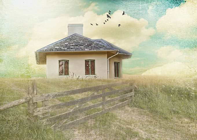 The little white House By Chrissie Judge
