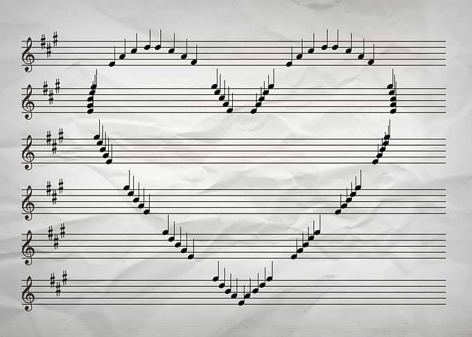 Love Song or Love Notes Concept