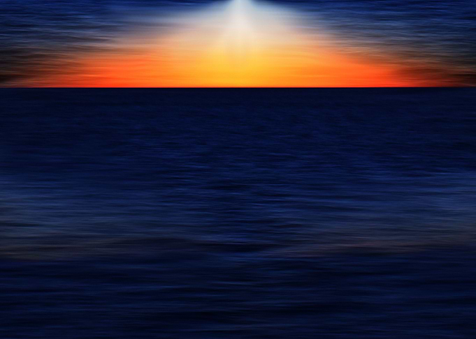 Angelslight over the sea