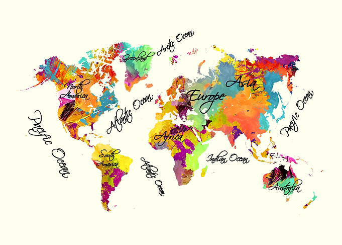 world map