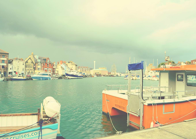 Weymouth Old Harbour Dorset England uk