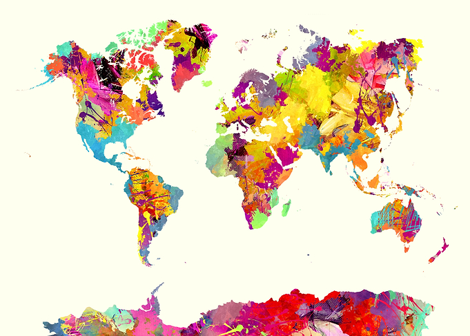 world map