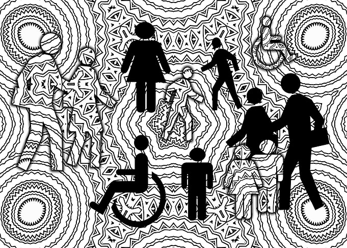 People black and white Style