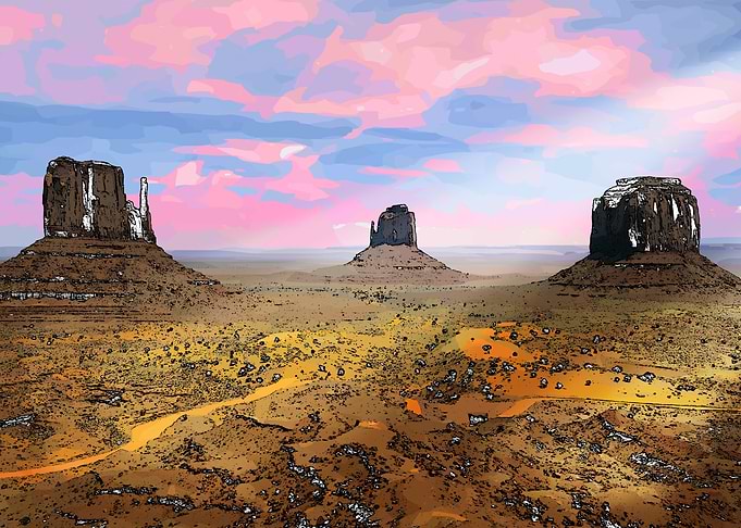 Monument Valley. It is so difficult to be original with ...