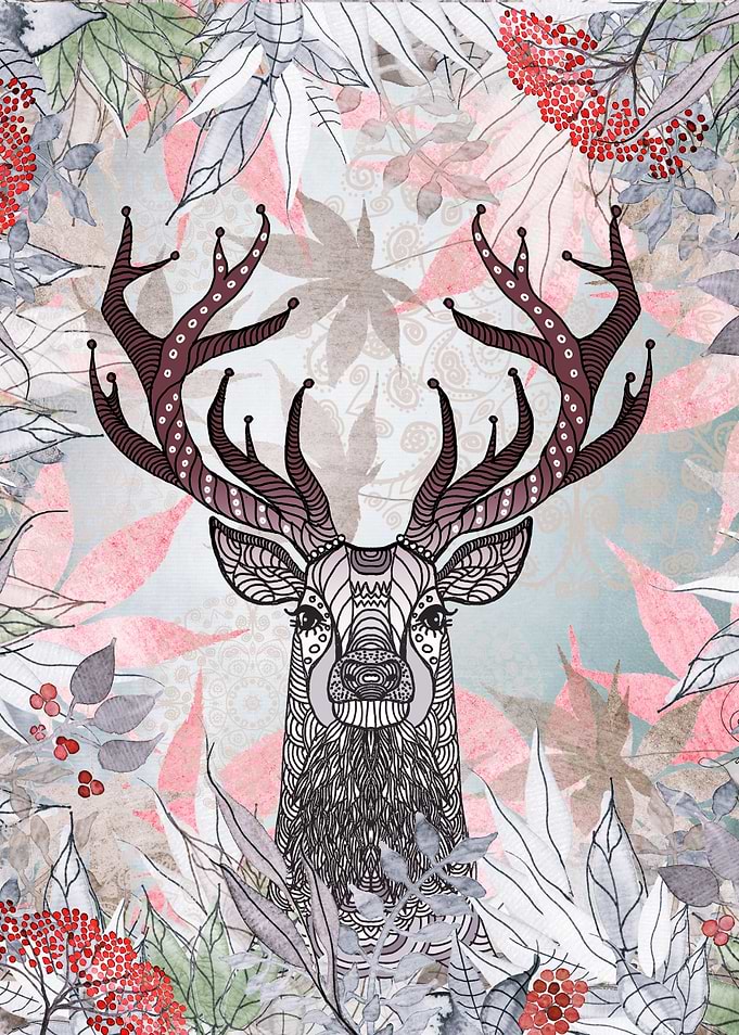 SILVER STAG by Monika Strigel
