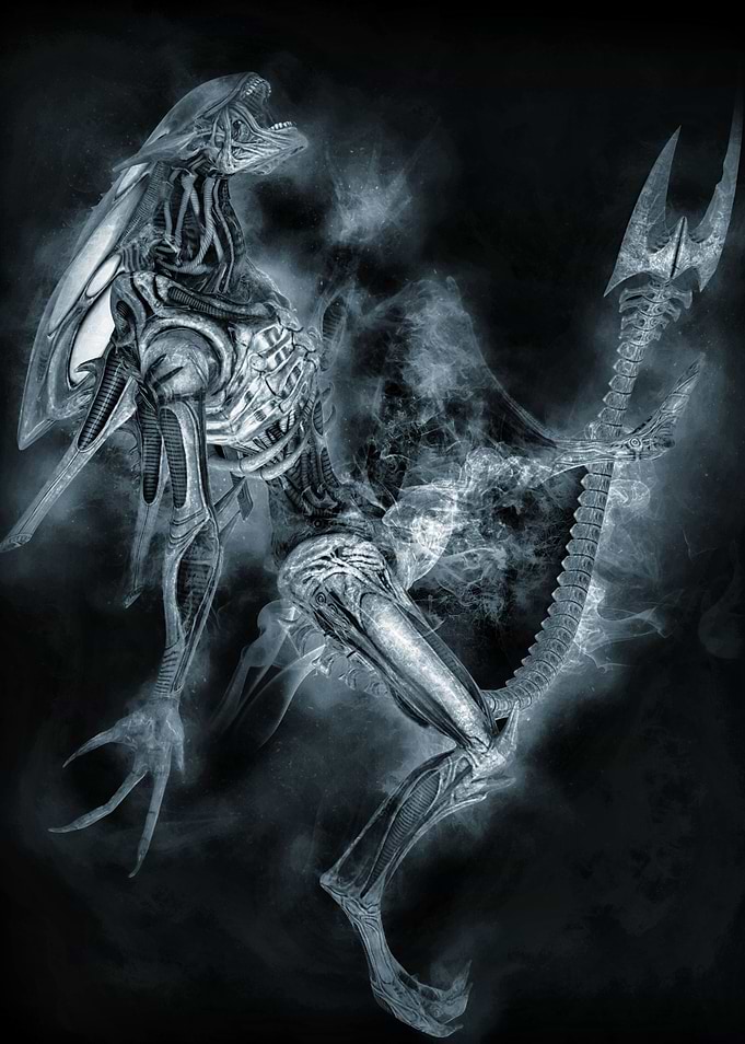 Zenomorph:Smoked. a little play with photoshop and 3D s ...