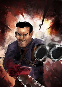 Ash vs evil dead ( original illustration )