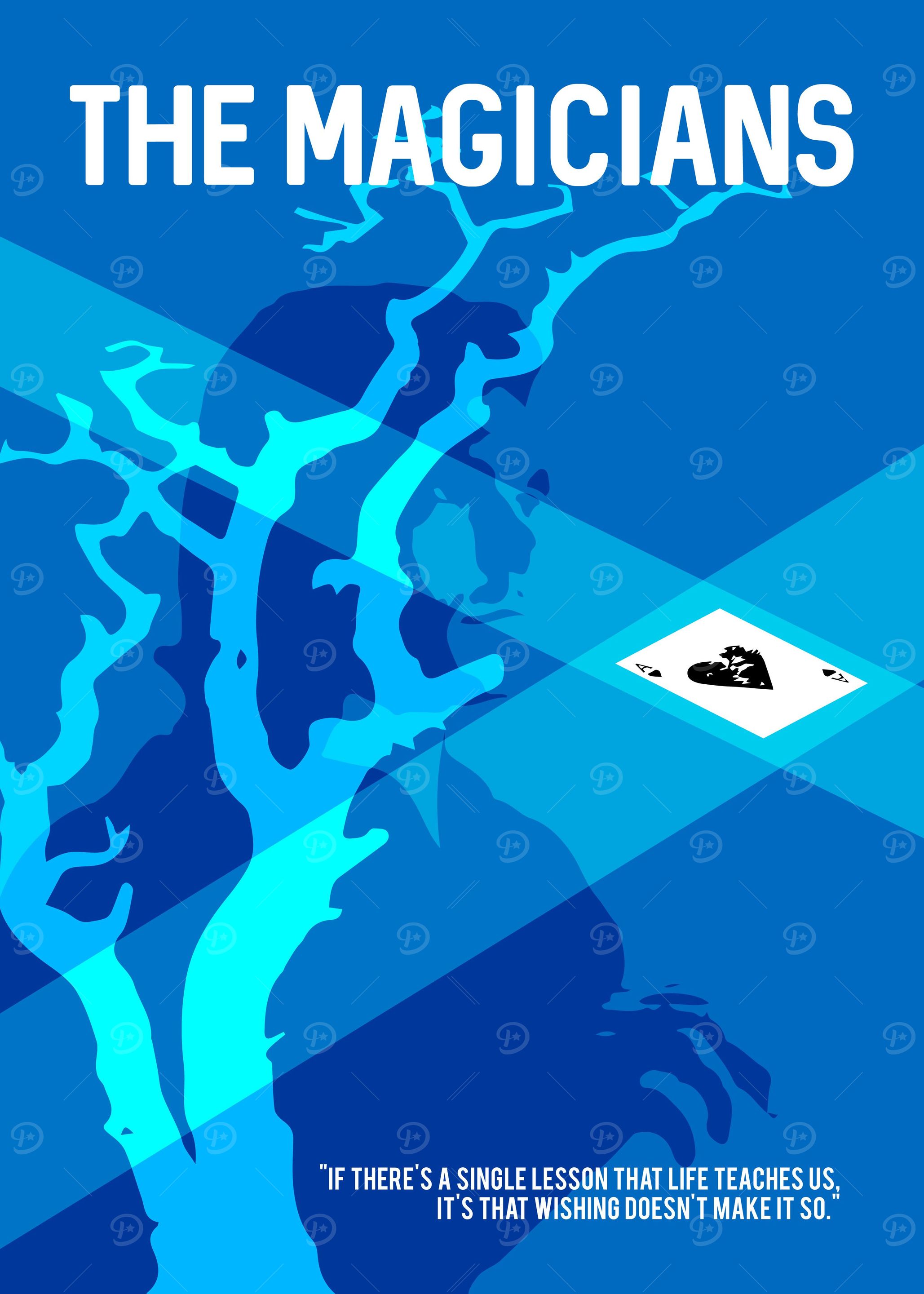 A minimalistic poster for the TV show 'The Magicians'. ...