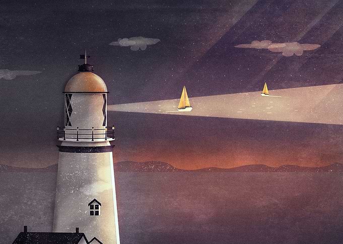 Sea of Light | Digital Art, 2016