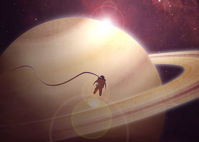 Sunrise From Saturn