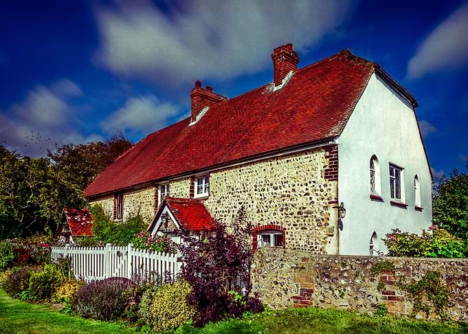 Two Flintstone Cottages