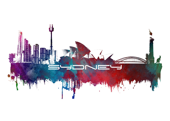 Sydney skyline city