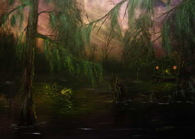 'Swamp La Vie: Scouting in Twilight' by Jack Lepper