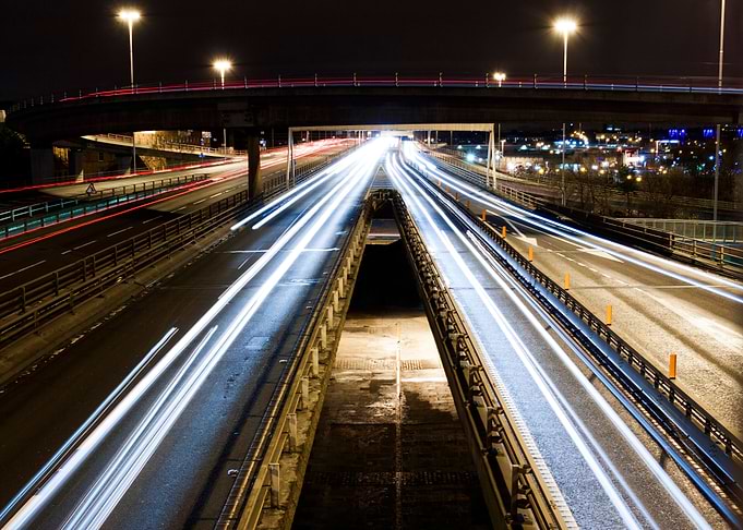 Taken on a cold winters night in Glasgow, Scotland.