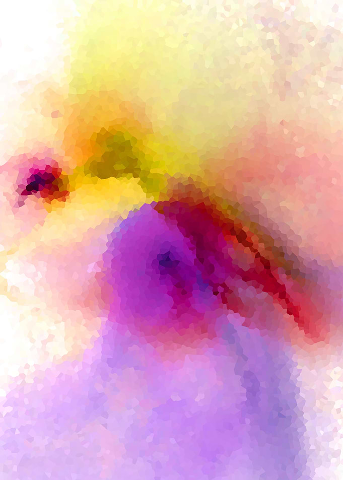 A colourful digital fractal with mosaic effects - Space ...