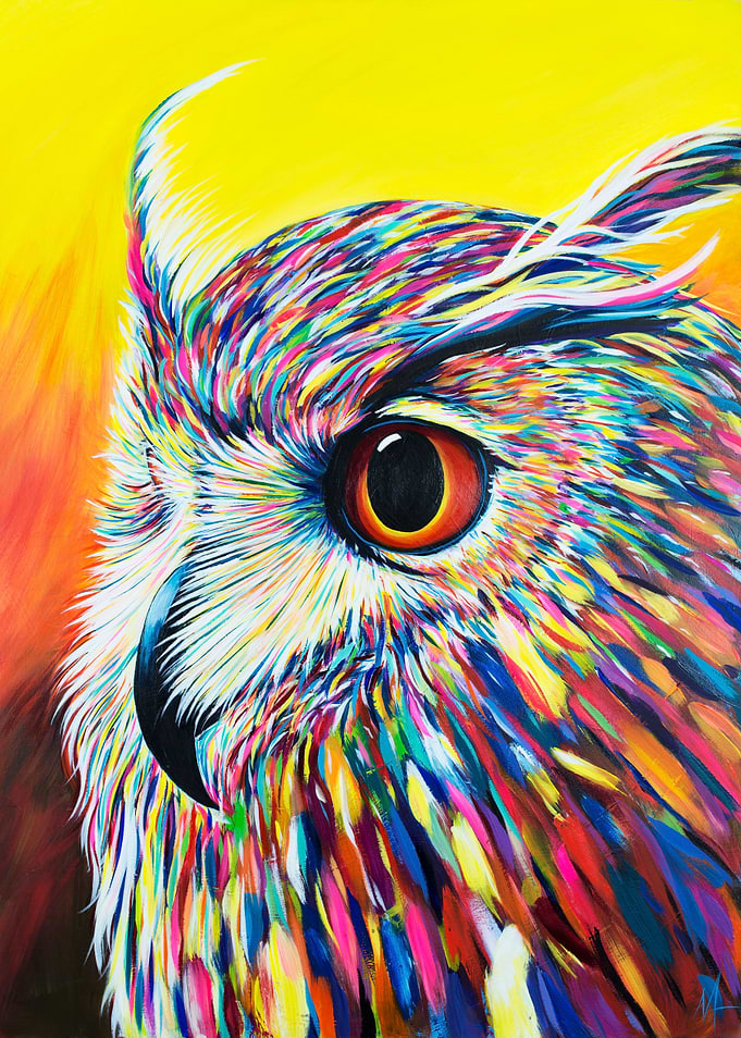 'Spectral Owl' - Taken from the original painting by Ar ...