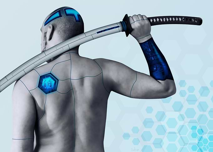 The Cyborg Samurai. Photo from me as cyborg samurai. I ...