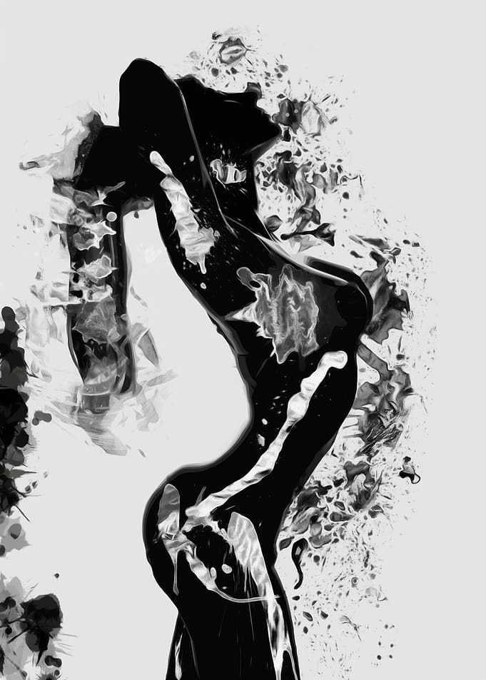 just a silhouette