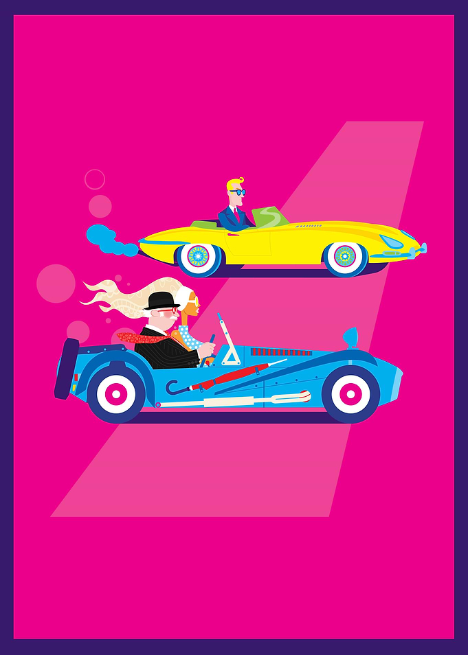 Classic car race