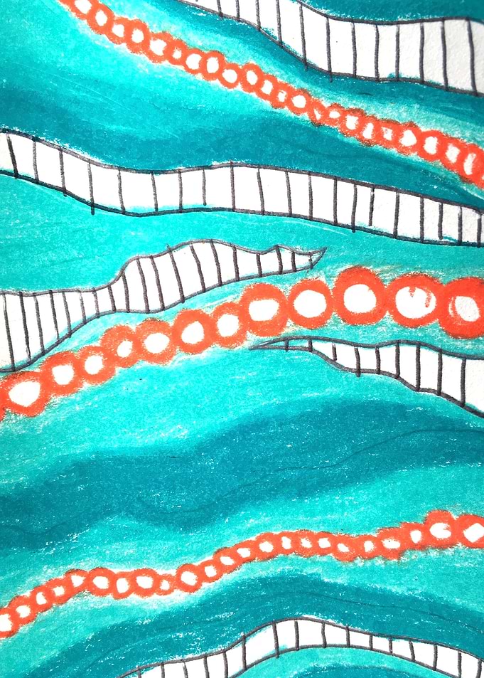 One of many quick doodles to experiment with different ...